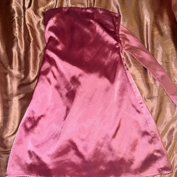 Princess Polly Pink Satin Mini Dress WORN ONCE - Picture 8 of 12